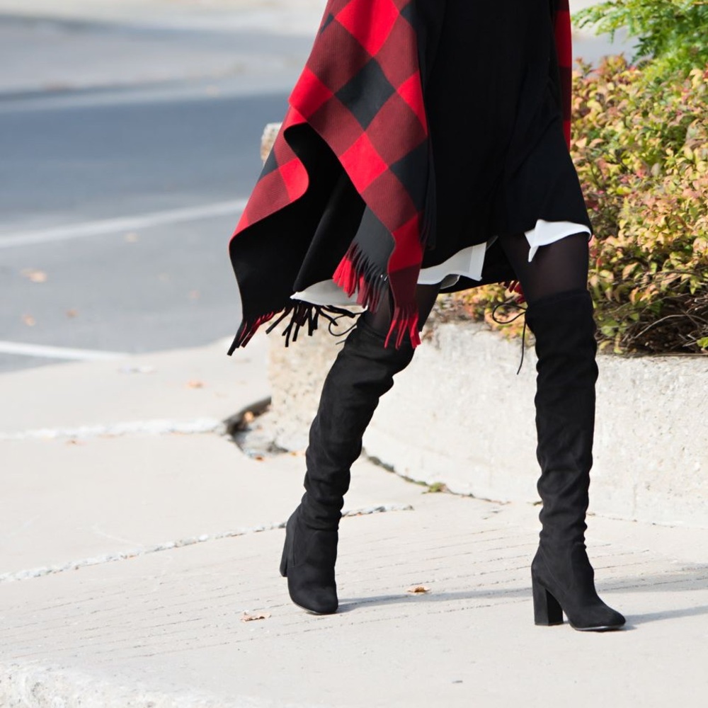 HP* Steve Madden Dafny black over the knee boots